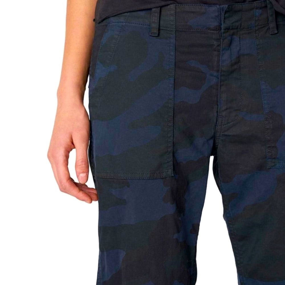 NILI LOTAN Jenna Camo Pant Blue 6